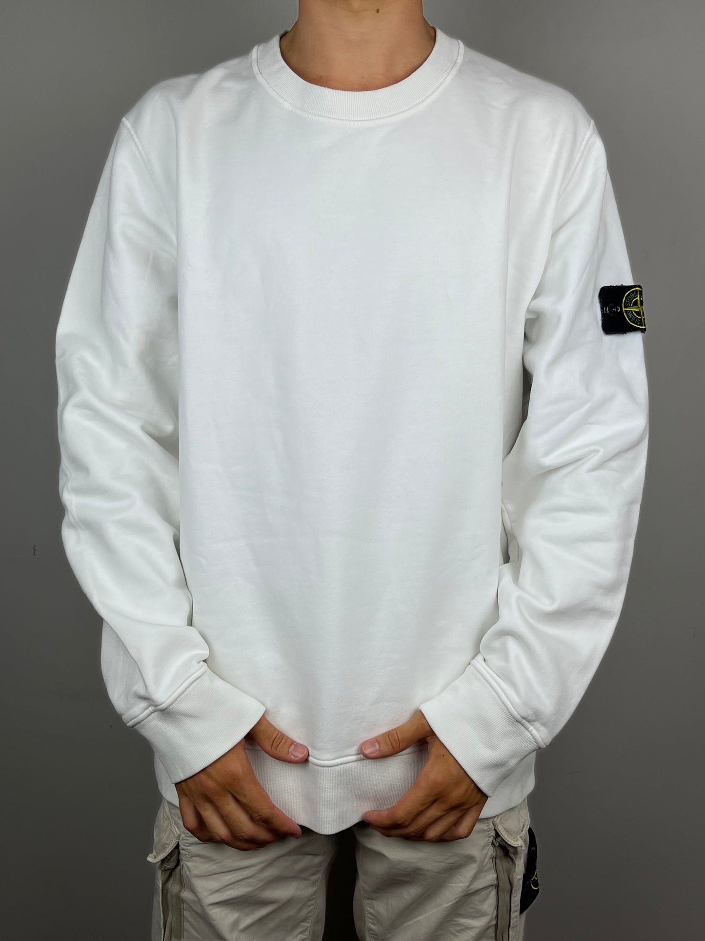 Sudadera sin Capucha Stone Island - Talla XL