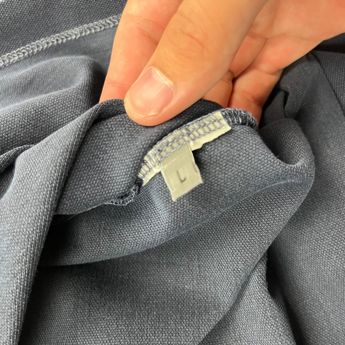 Polo Manga Larga Stone Island - Talla L