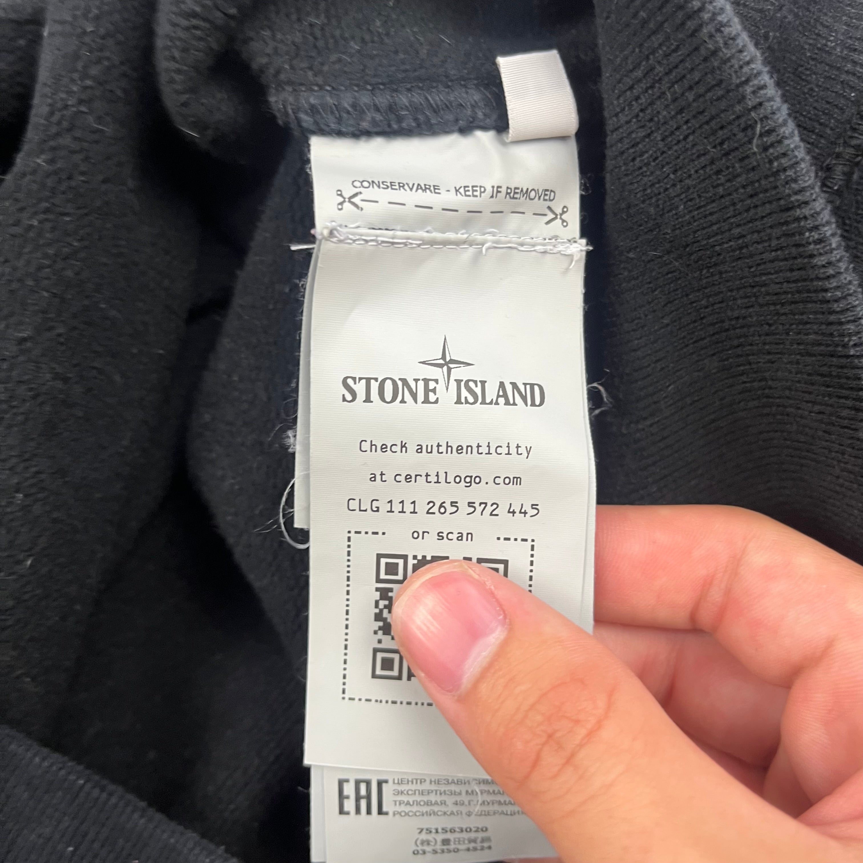 Sudadera sin Capucha Stone Island - Talla M