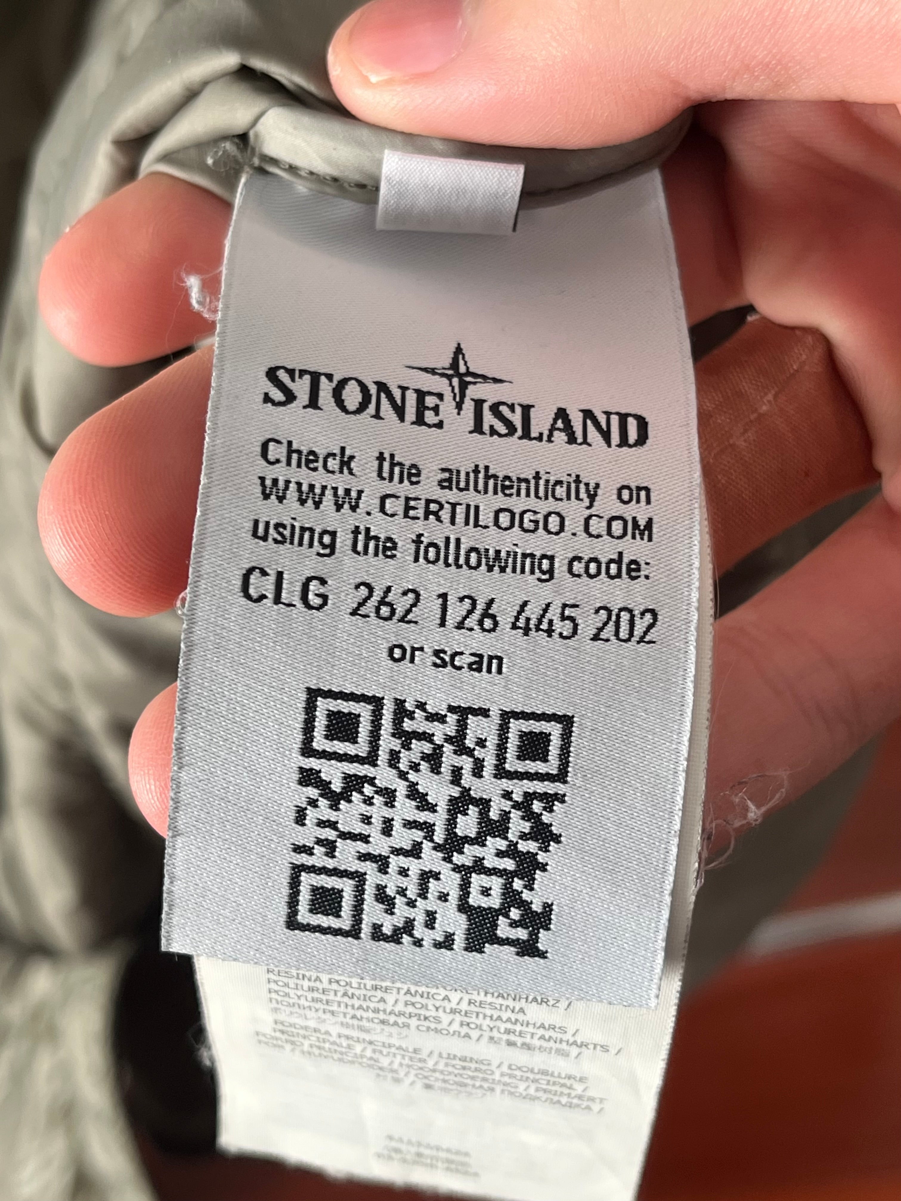 Abrigo Stone Island "2014 Green Khaki Quitted Puffer"