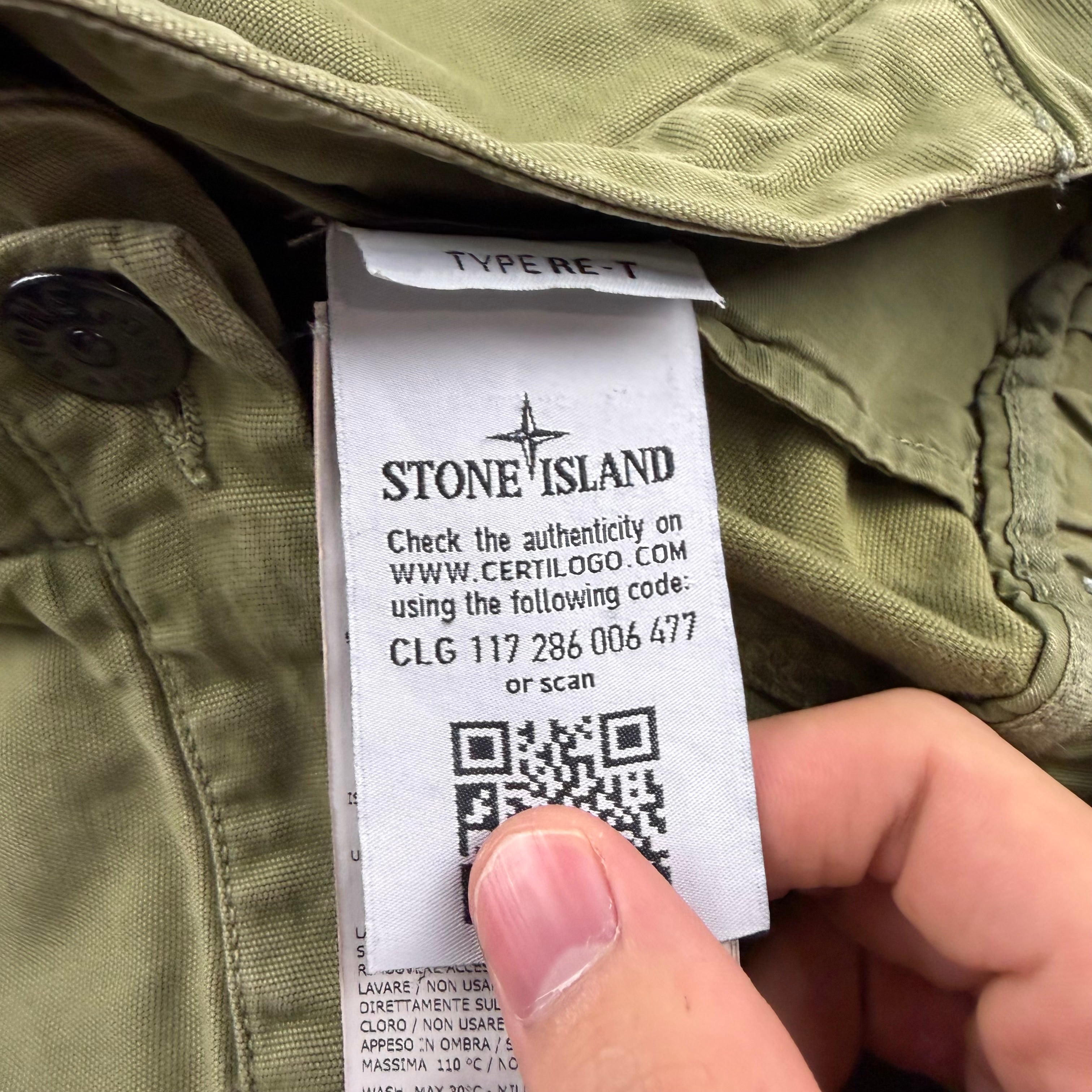 Pantalón Cargo Stone Island - Talla W30