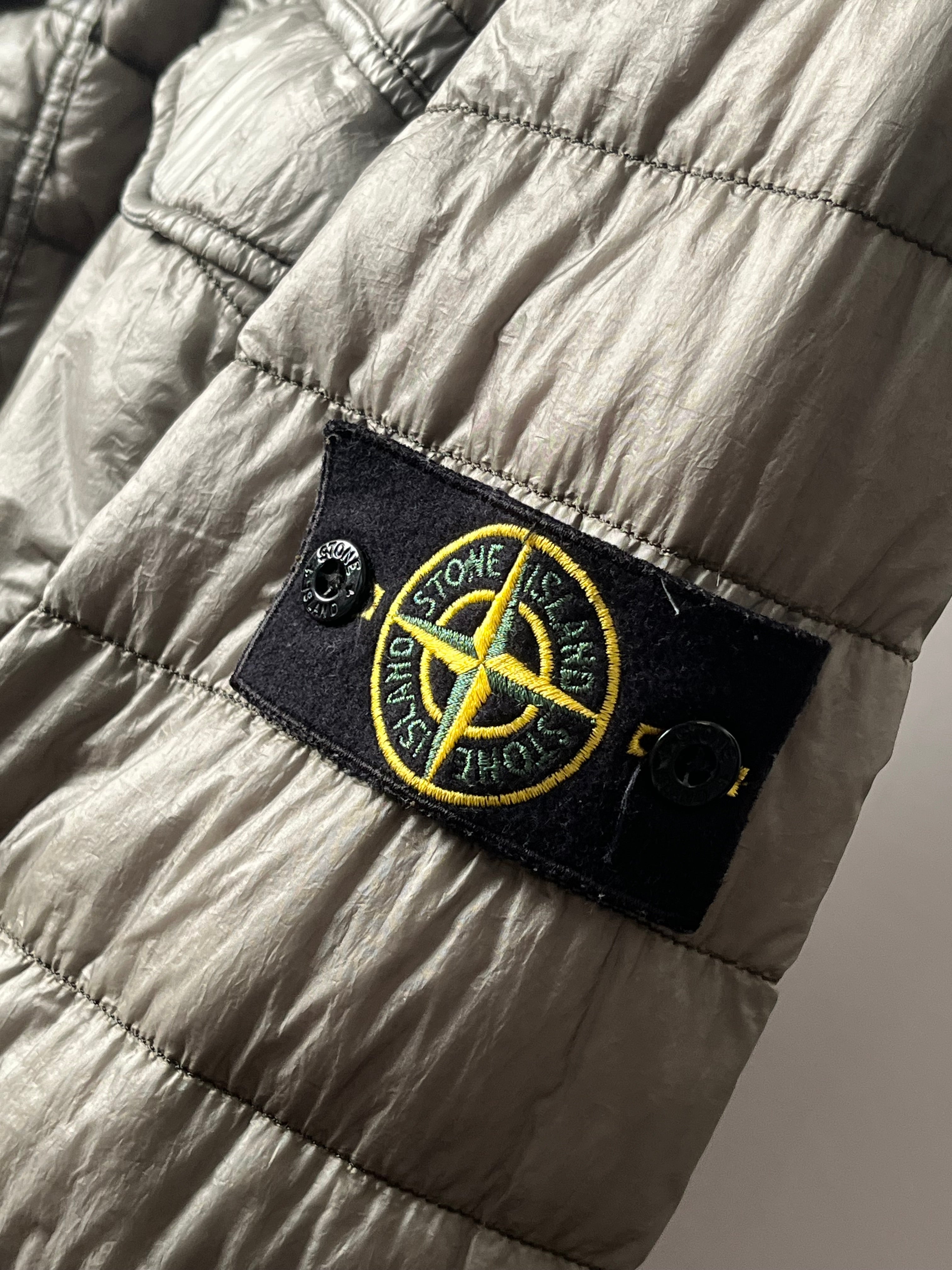 Abrigo Stone Island "2014 Green Khaki Quitted Puffer"