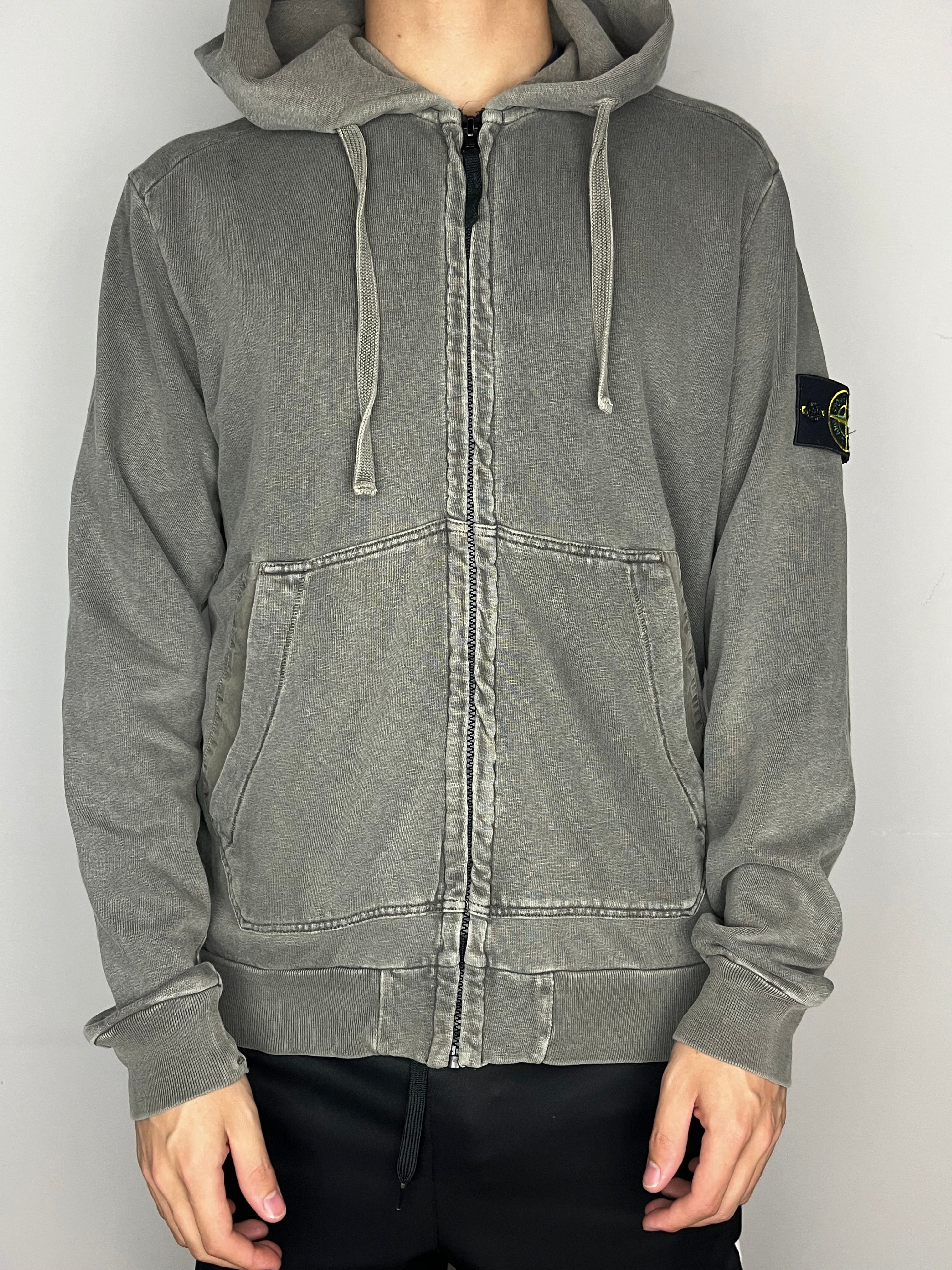 Sudadera con Capucha y Cremallera Stone Island