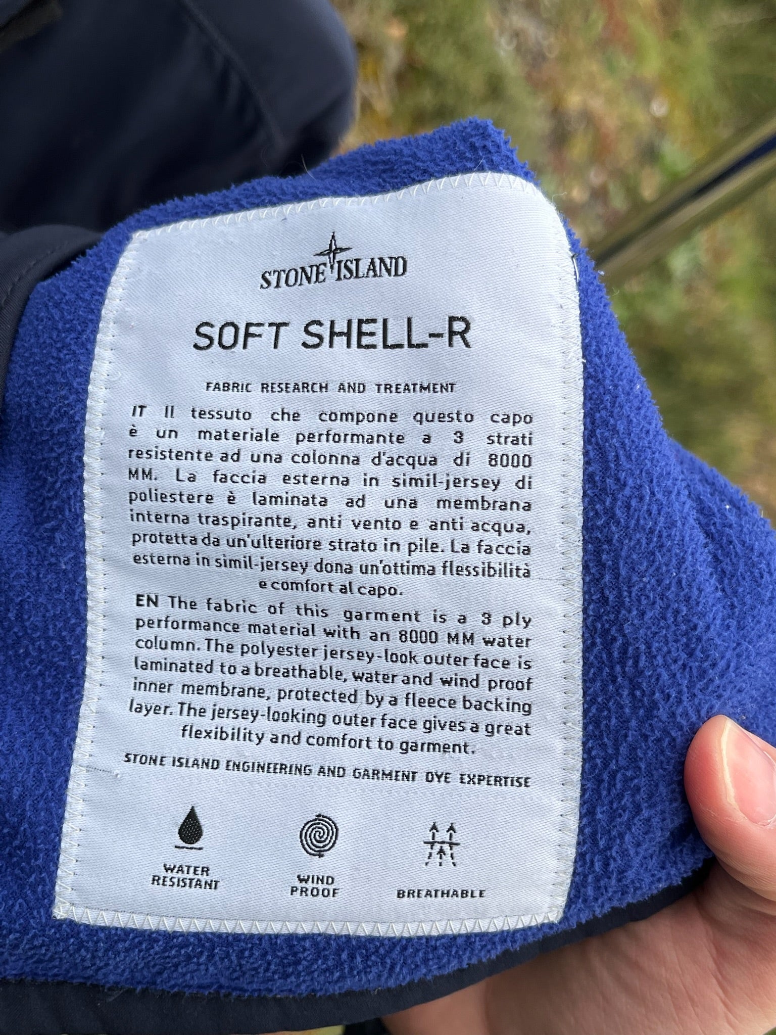 Chaqueta Shoft Shell-R Stone Island