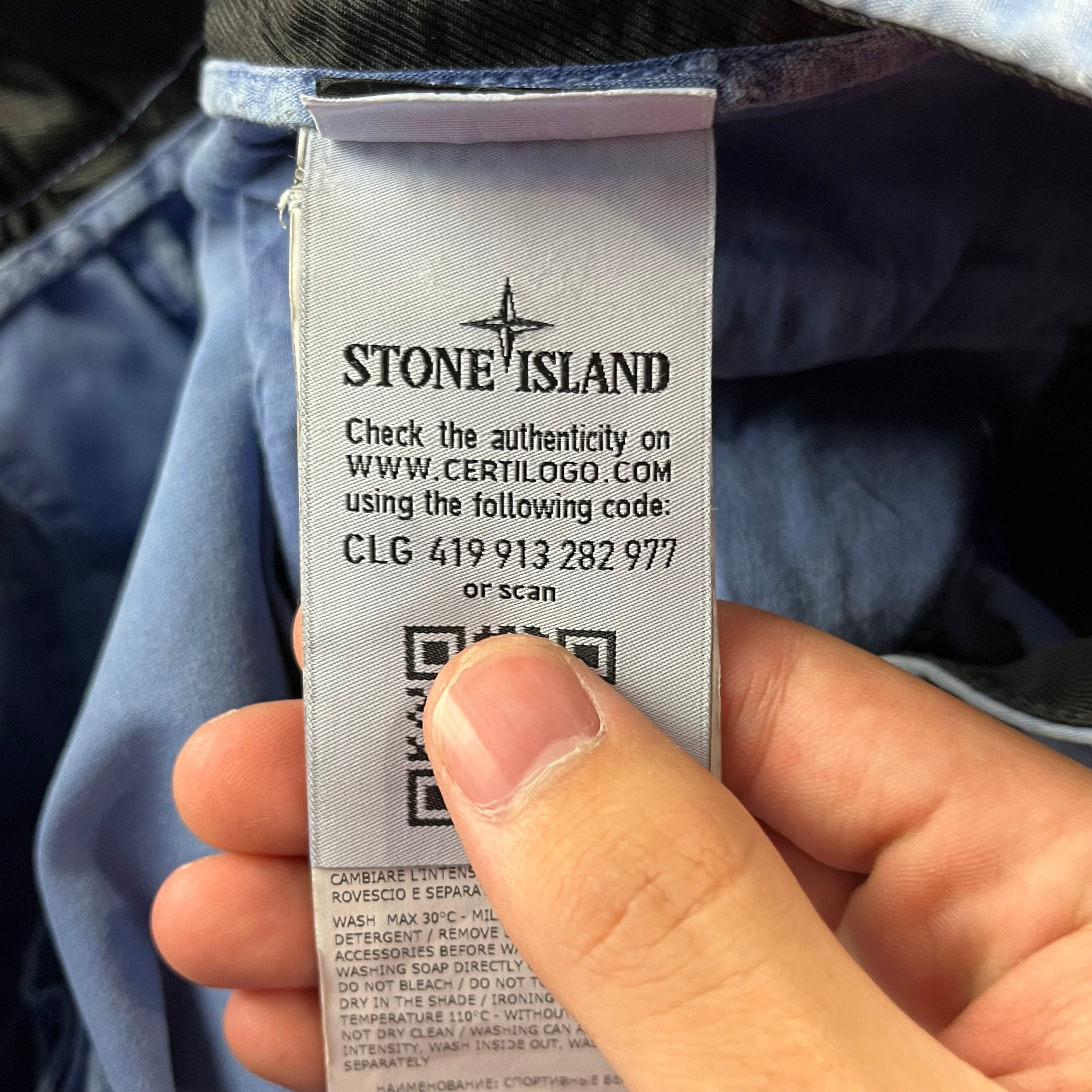 Vaquero Stone Island - Talla W30