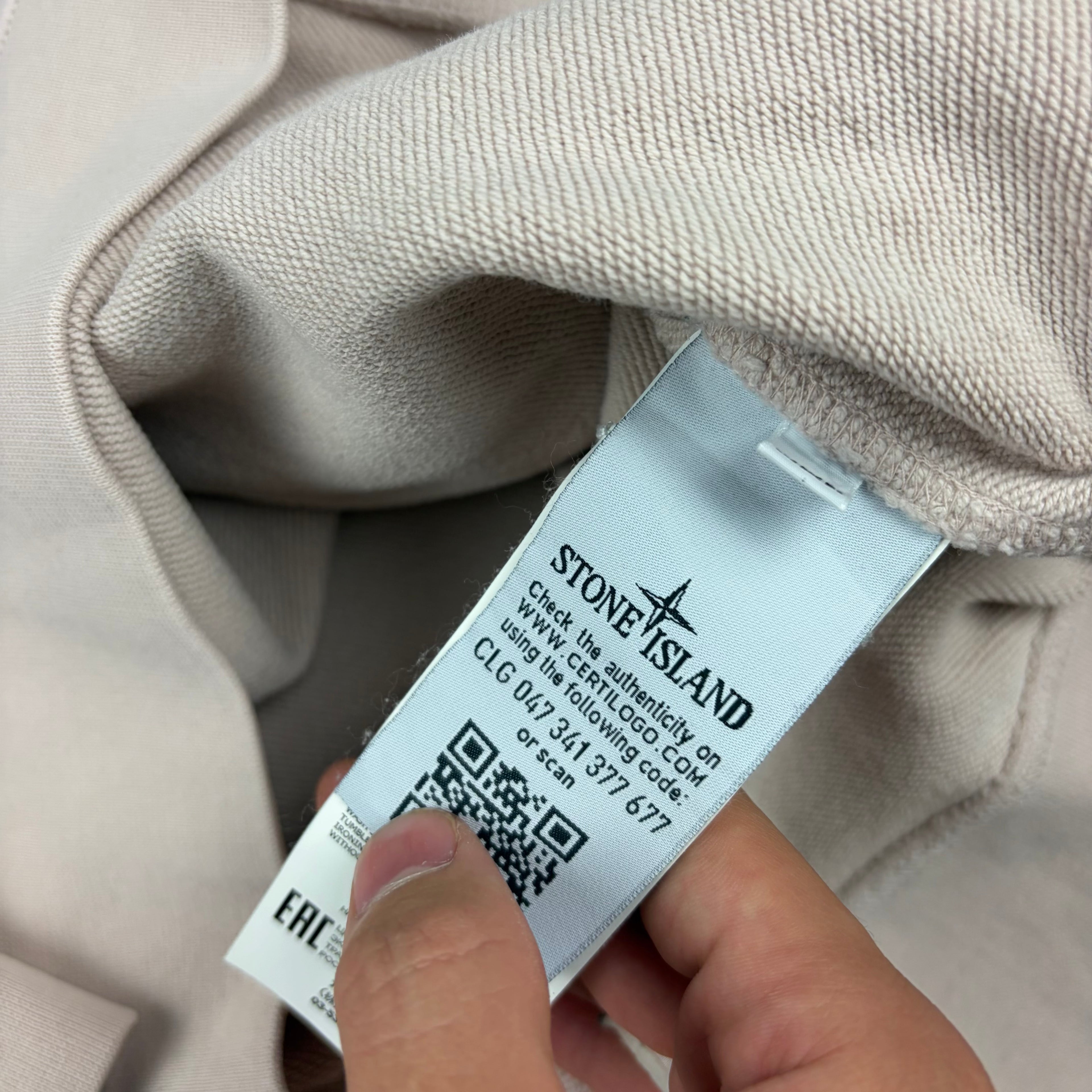 Sudadera Zip Stone Island - Talla XXL