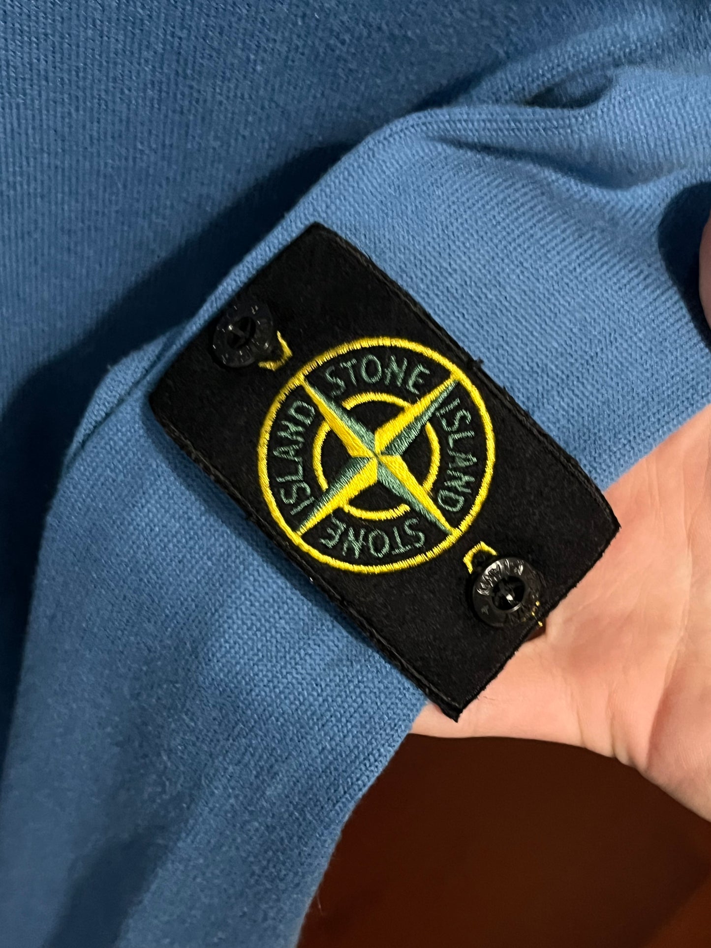 Jersey Stone Island Azul Claro