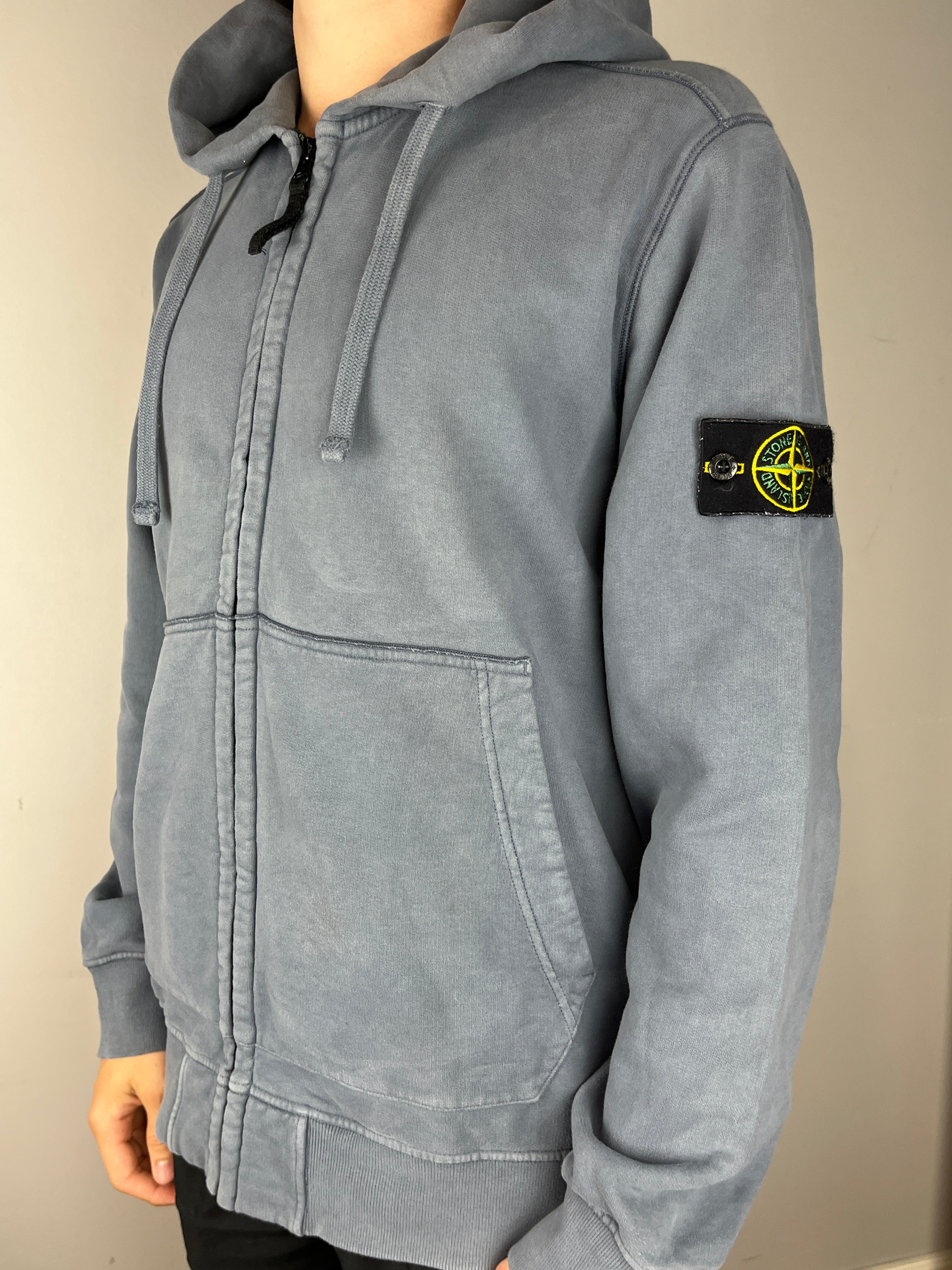 Sudadera con Capucha y Cremallera Stone Island - Talla XL