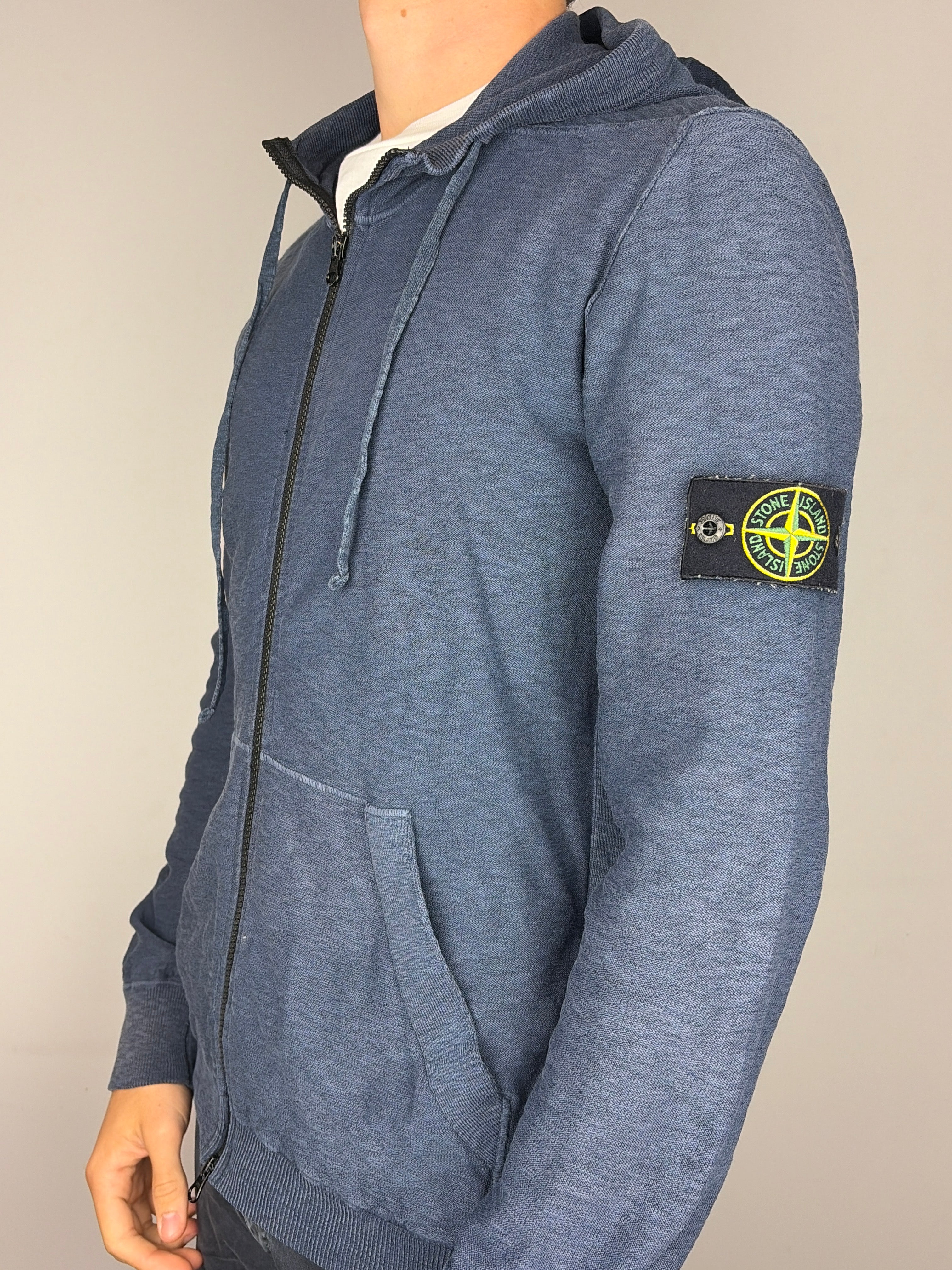 Sudadera con Capucha y Cremallera Stone Island - Talla L
