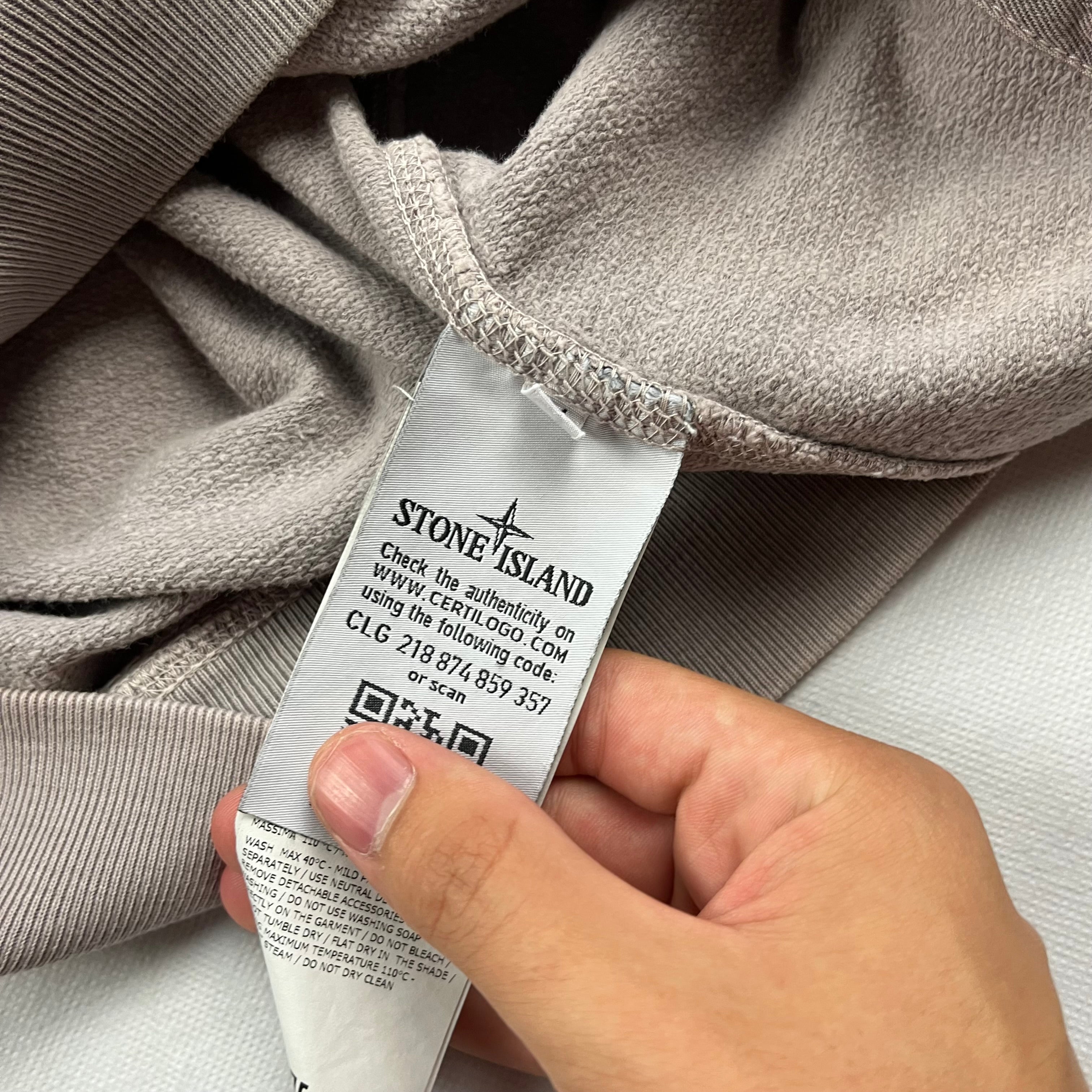 Sudadera con Capucha y Cremallera Stone Island - Talla M