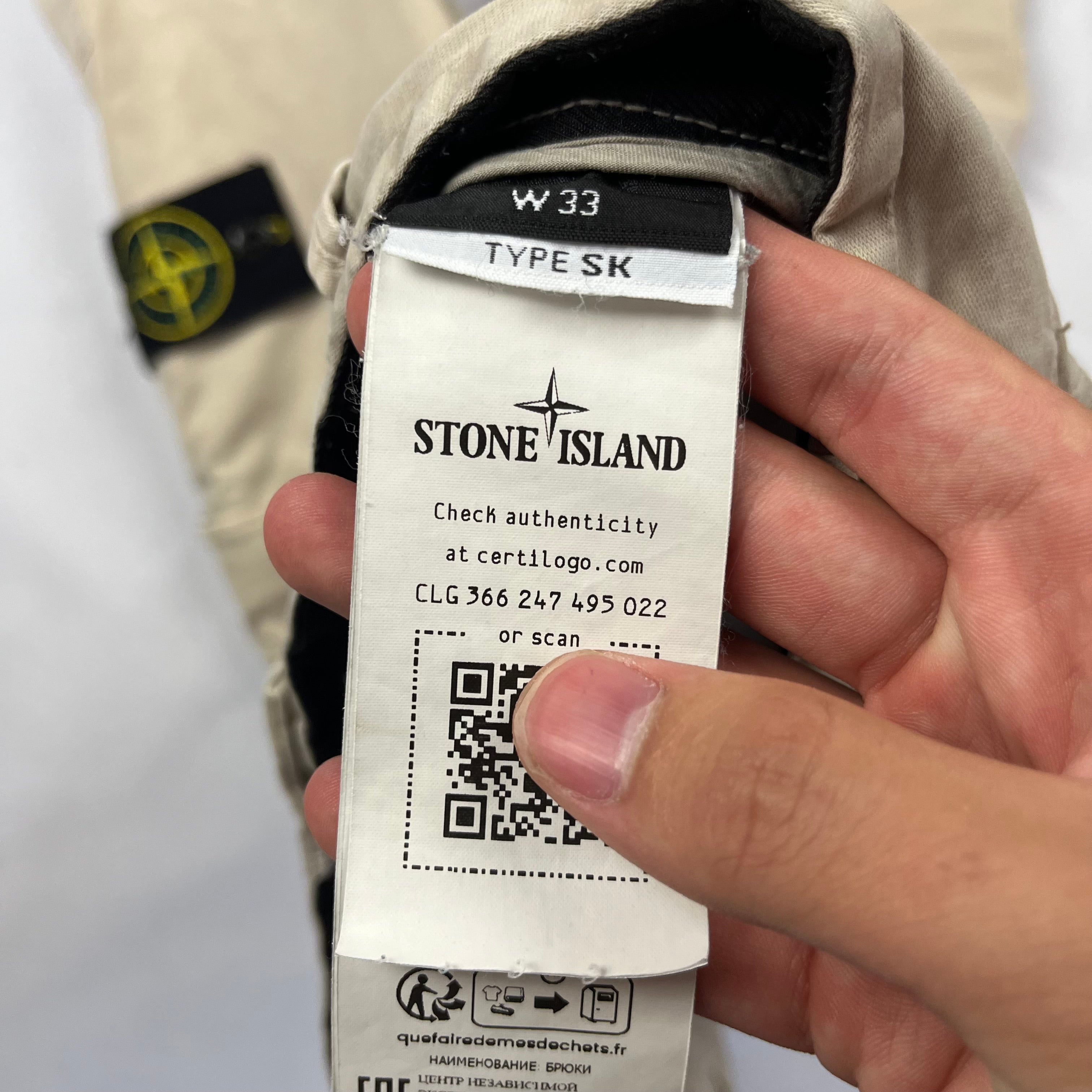 Cargo Stone Island - Talla W33