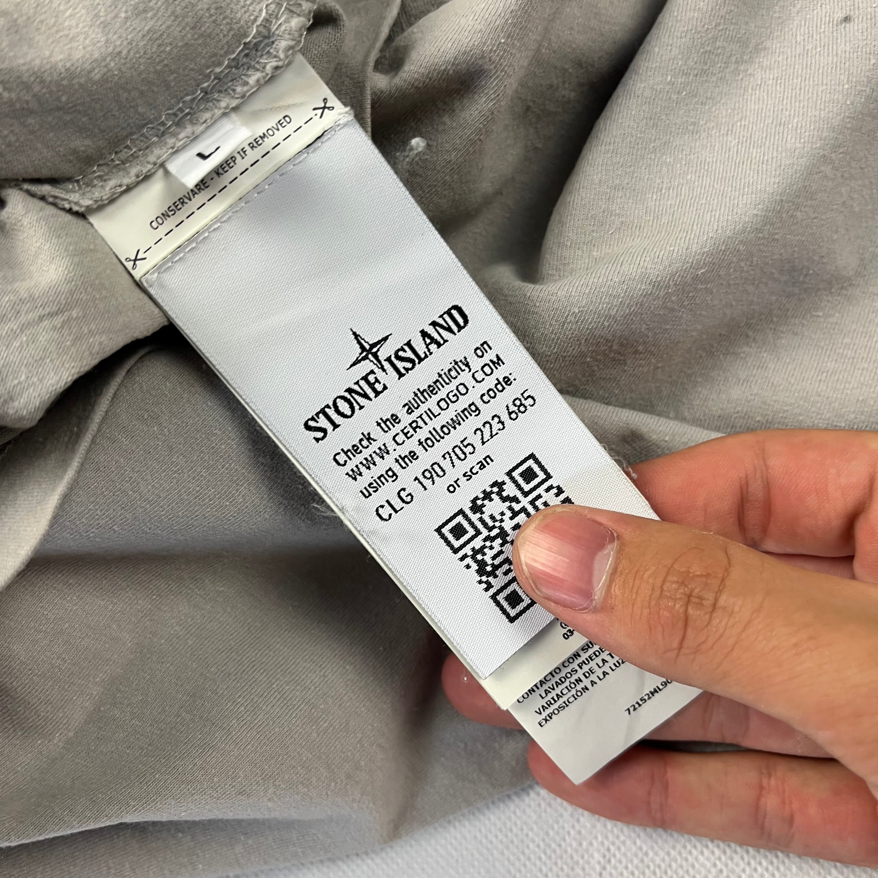 Camiseta Manga Larga Stone Island - Talla L