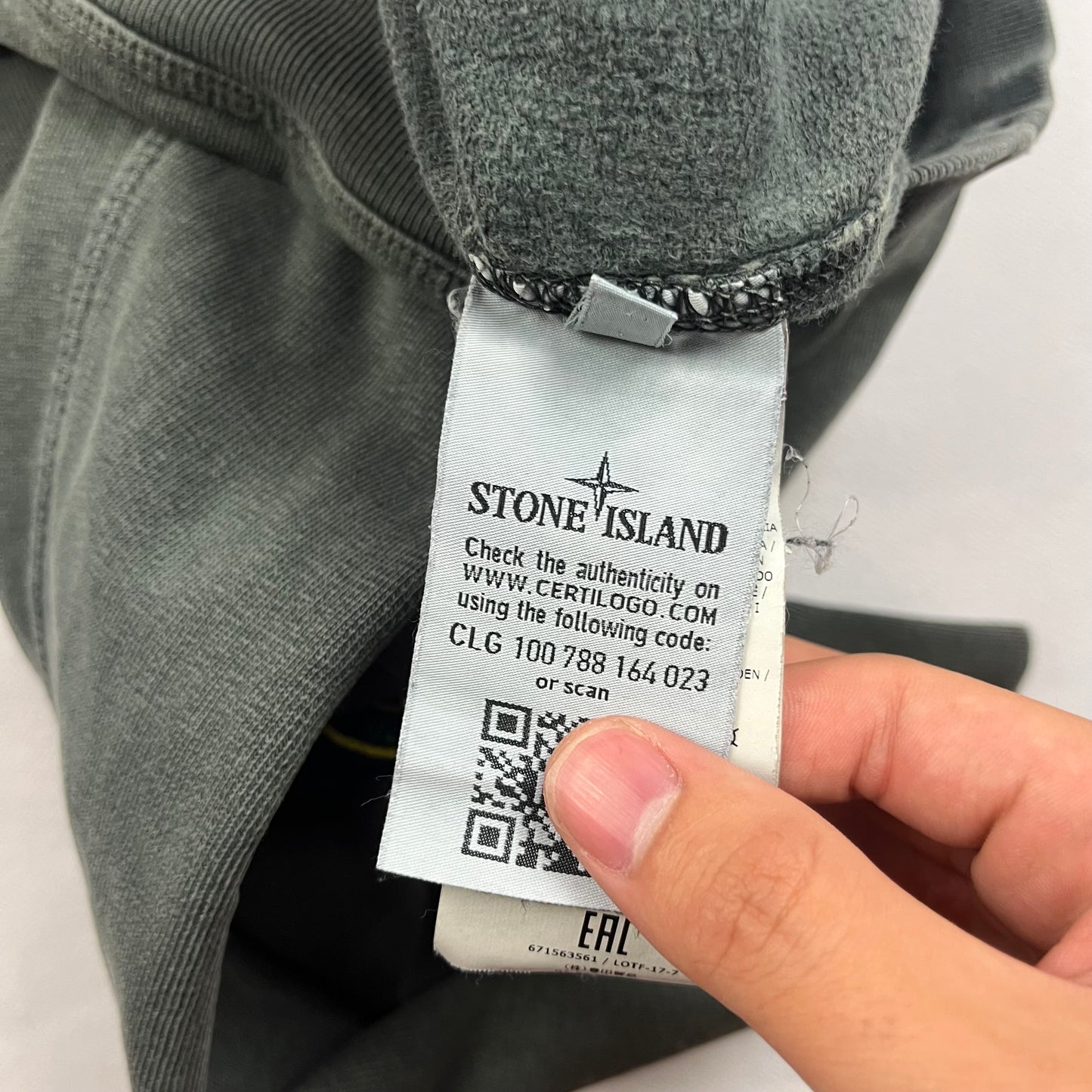 Sudadera sin Capucha Stone Island - Talla S