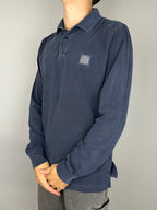 Polo Manga Larga Stone Island - Talla L