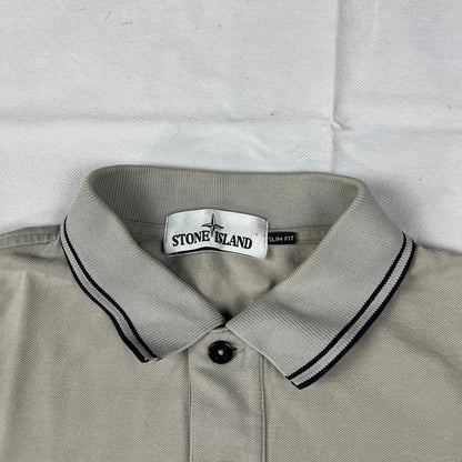 Polo Manga Larga Stone Island - Talla XL