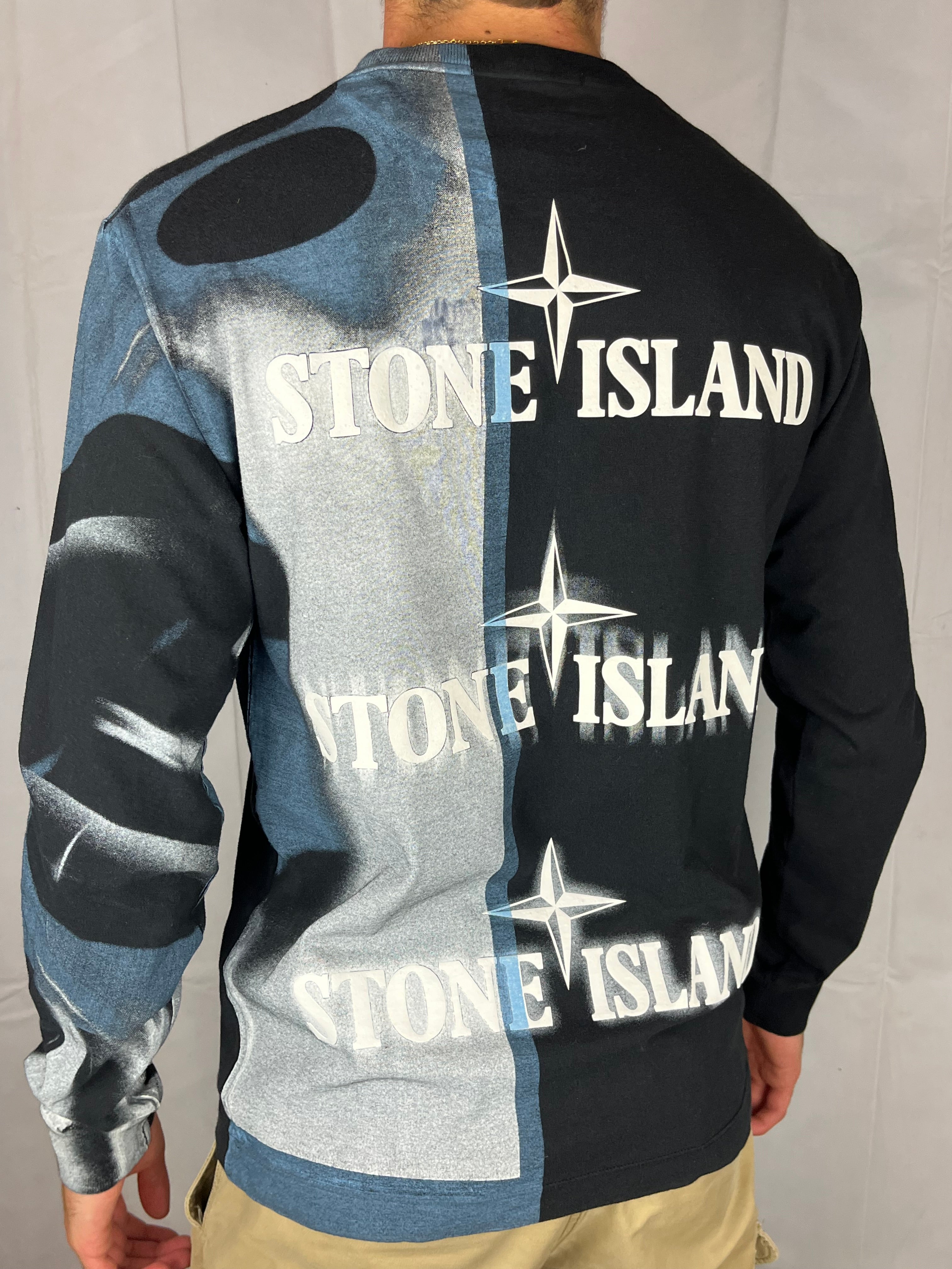 Camiseta Manga Larga Stone Island - Talla S