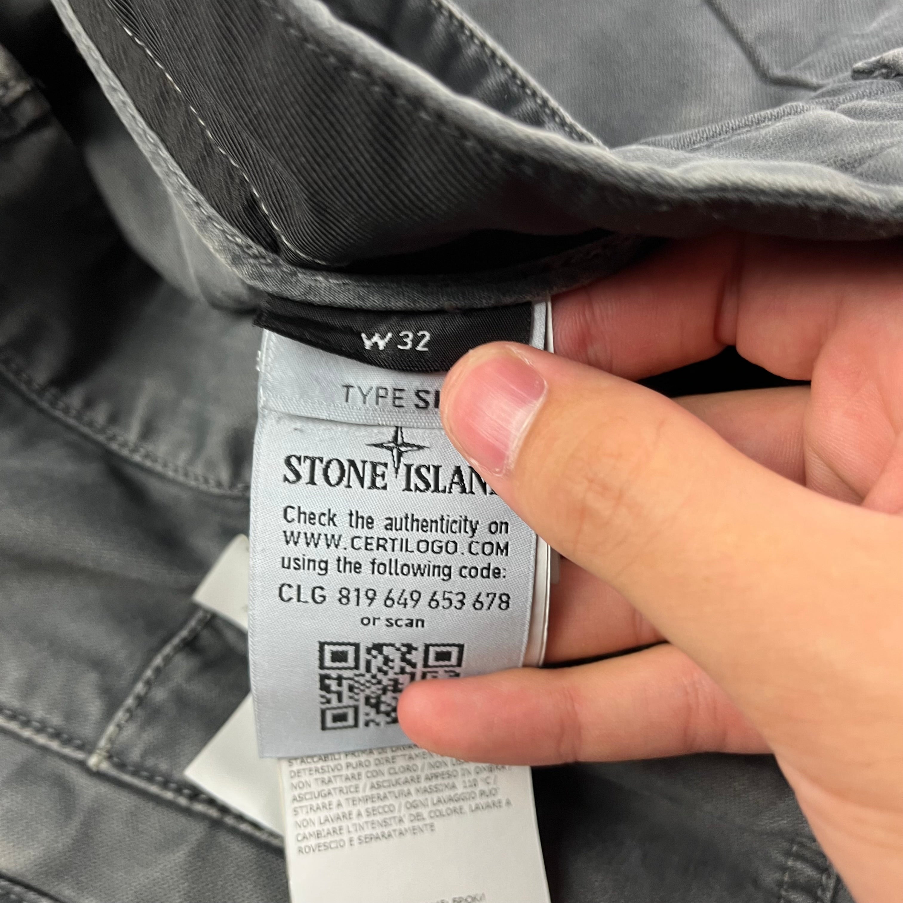 Pantalón Cargo Stone Island - Talla W32