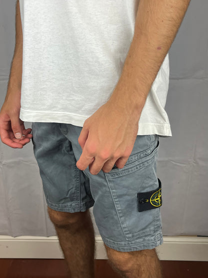 Pantalón Cargo Corto Stone Island - Talla W30