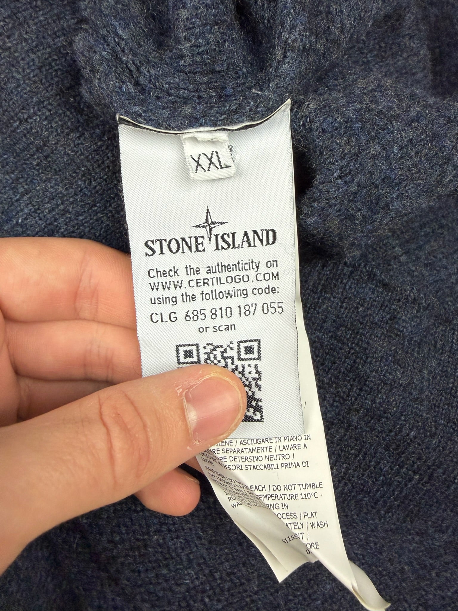 Jersey Pico Stone Island - Talla XXL