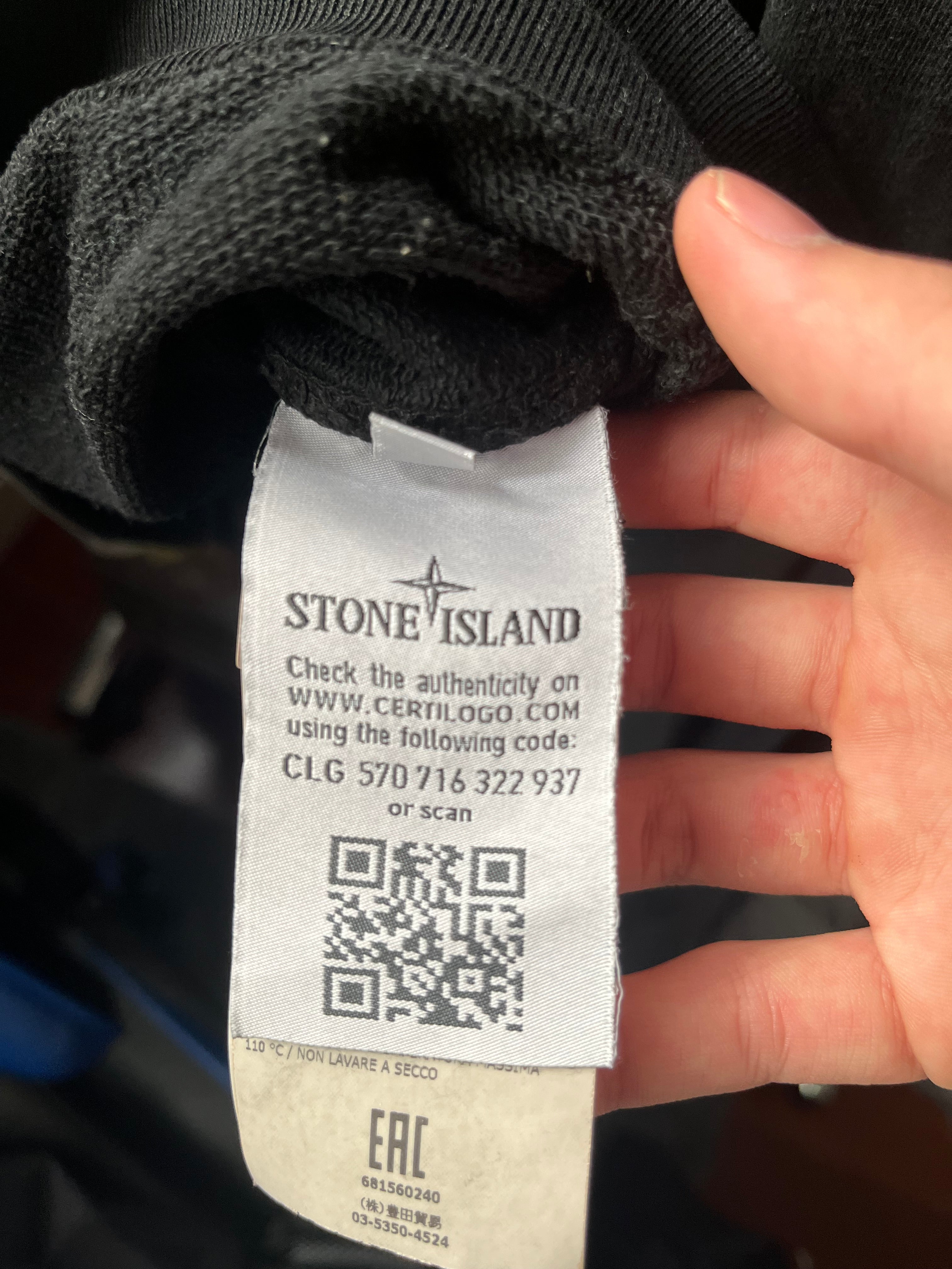 Sudadera con Capucha y Cremallera Stone Island