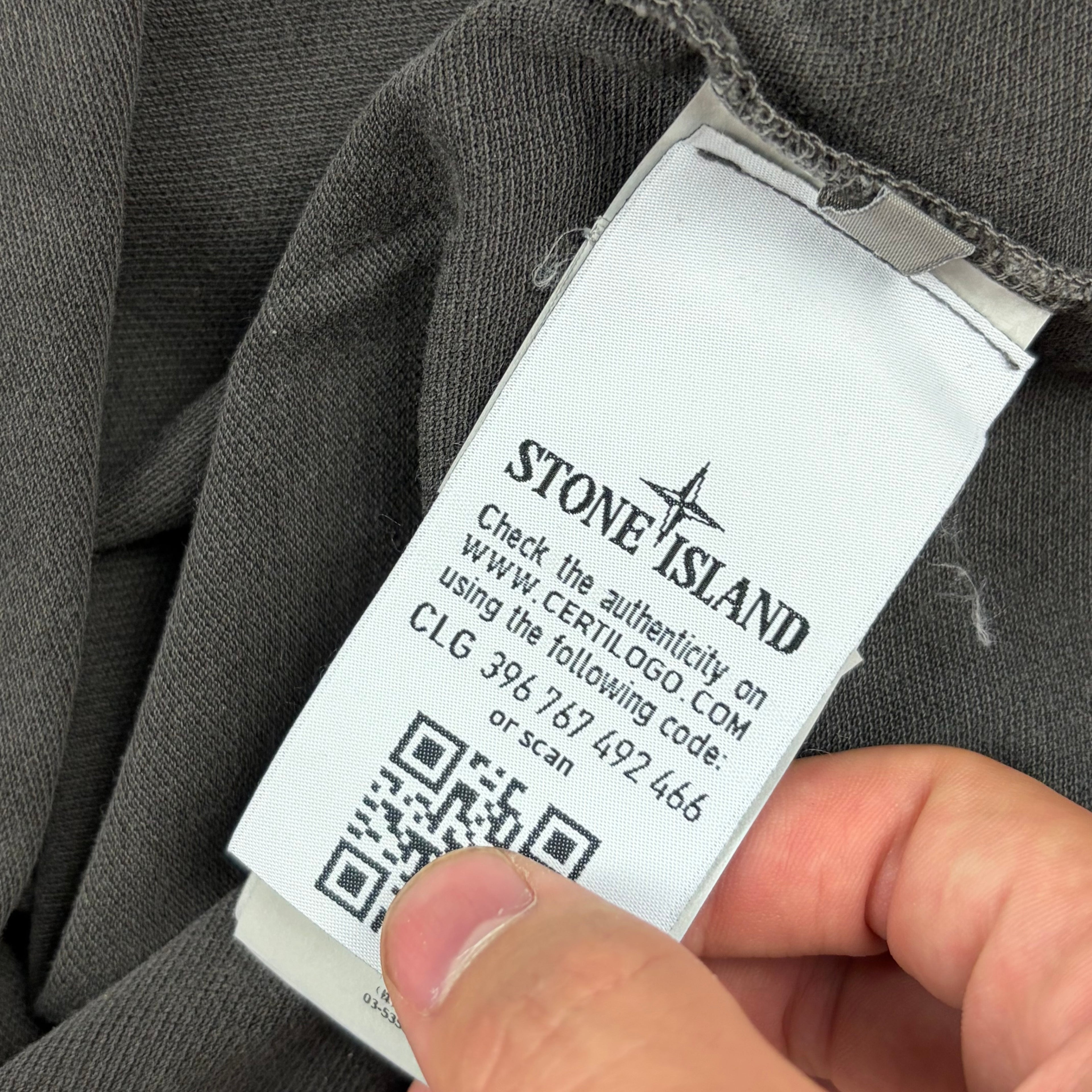 Polo Manga Larga Stone Island - Talla M