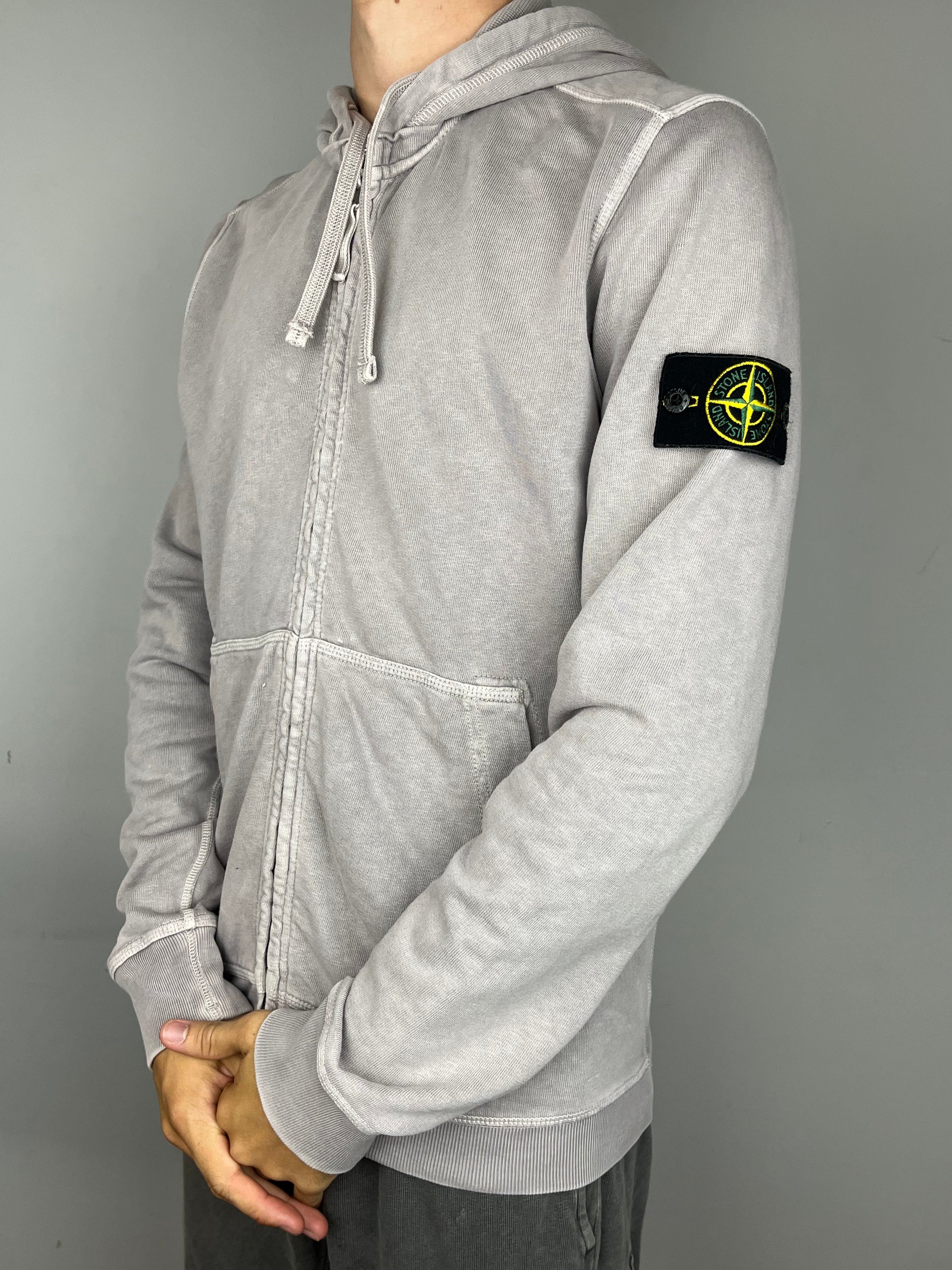 Sudadera con Capucha y Cremallera Stone Island - Talla M