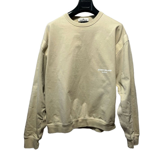 Crewneck Stone Island Marina Crema