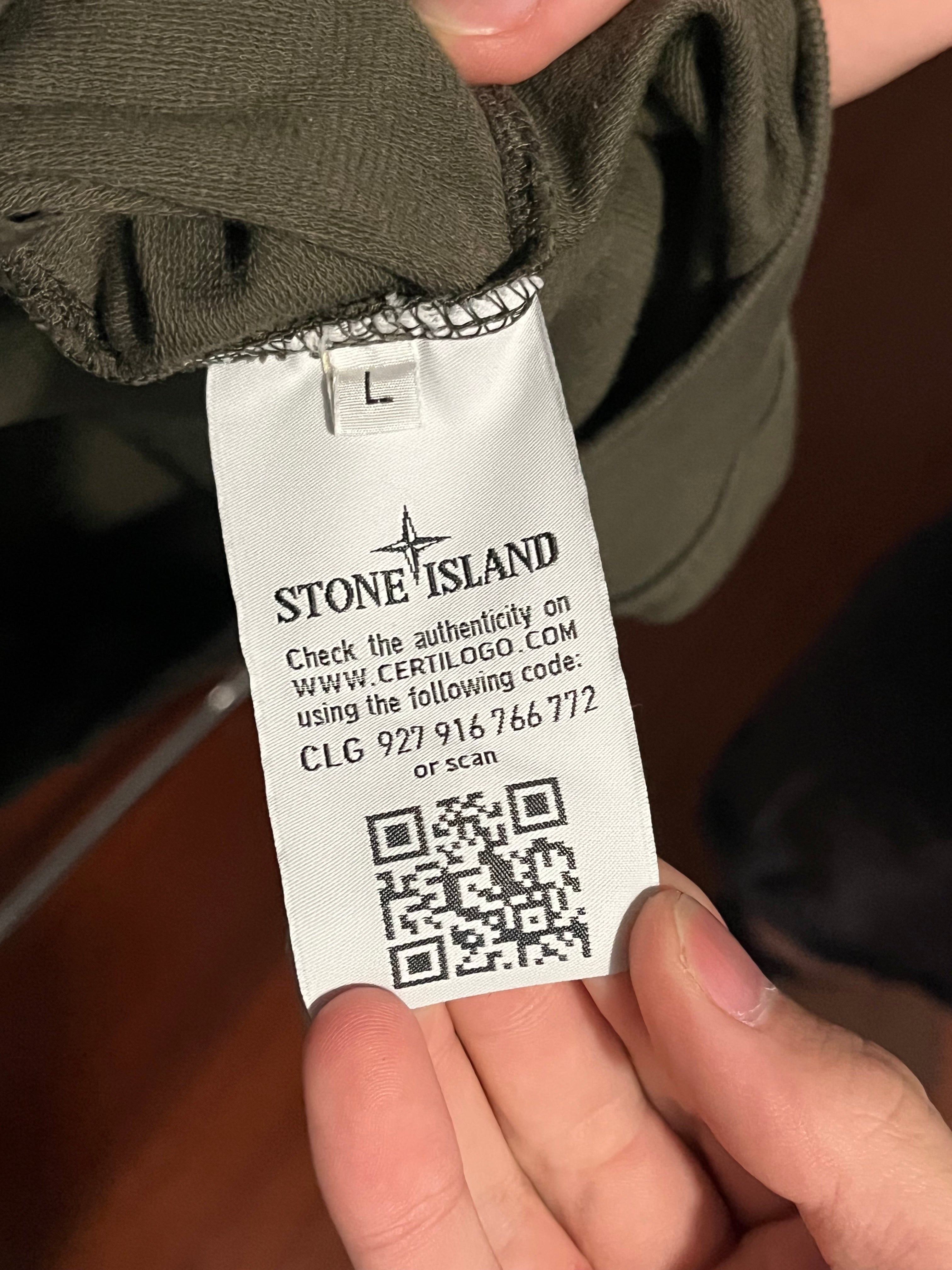 Sudadera con Cremallera Stone Island Ghost