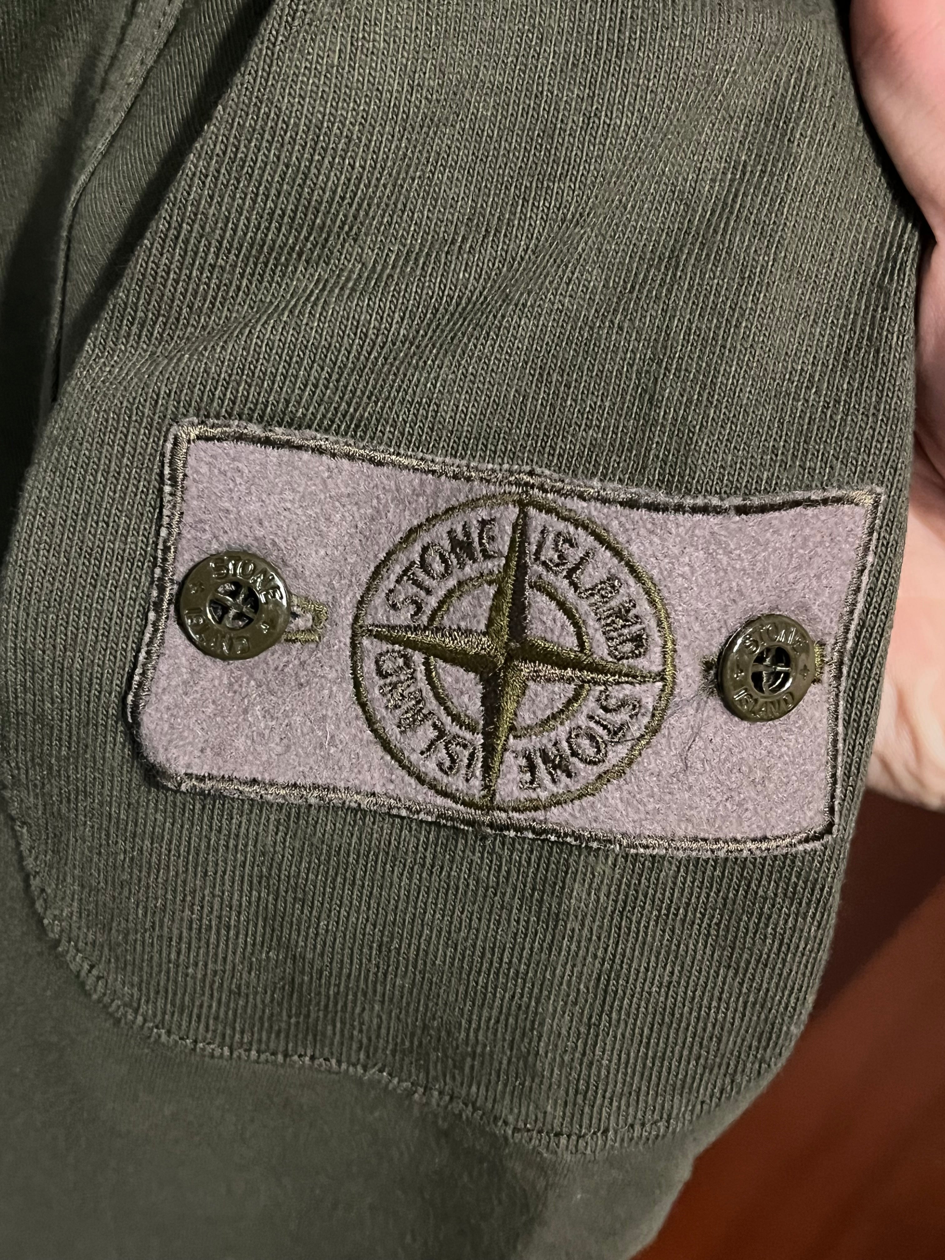 Sudadera con Cremallera Stone Island Ghost