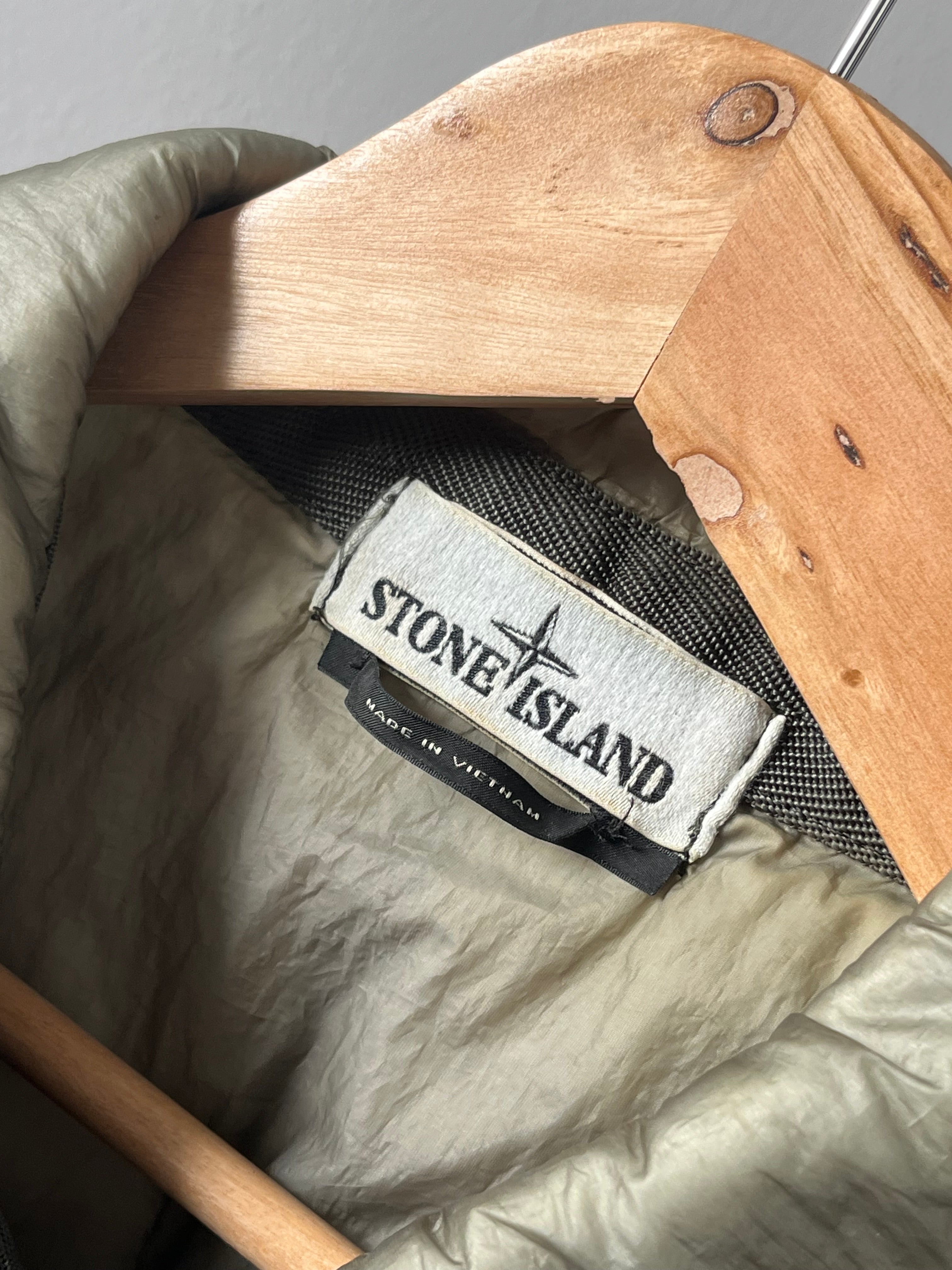 Abrigo Stone Island "2014 Green Khaki Quitted Puffer"