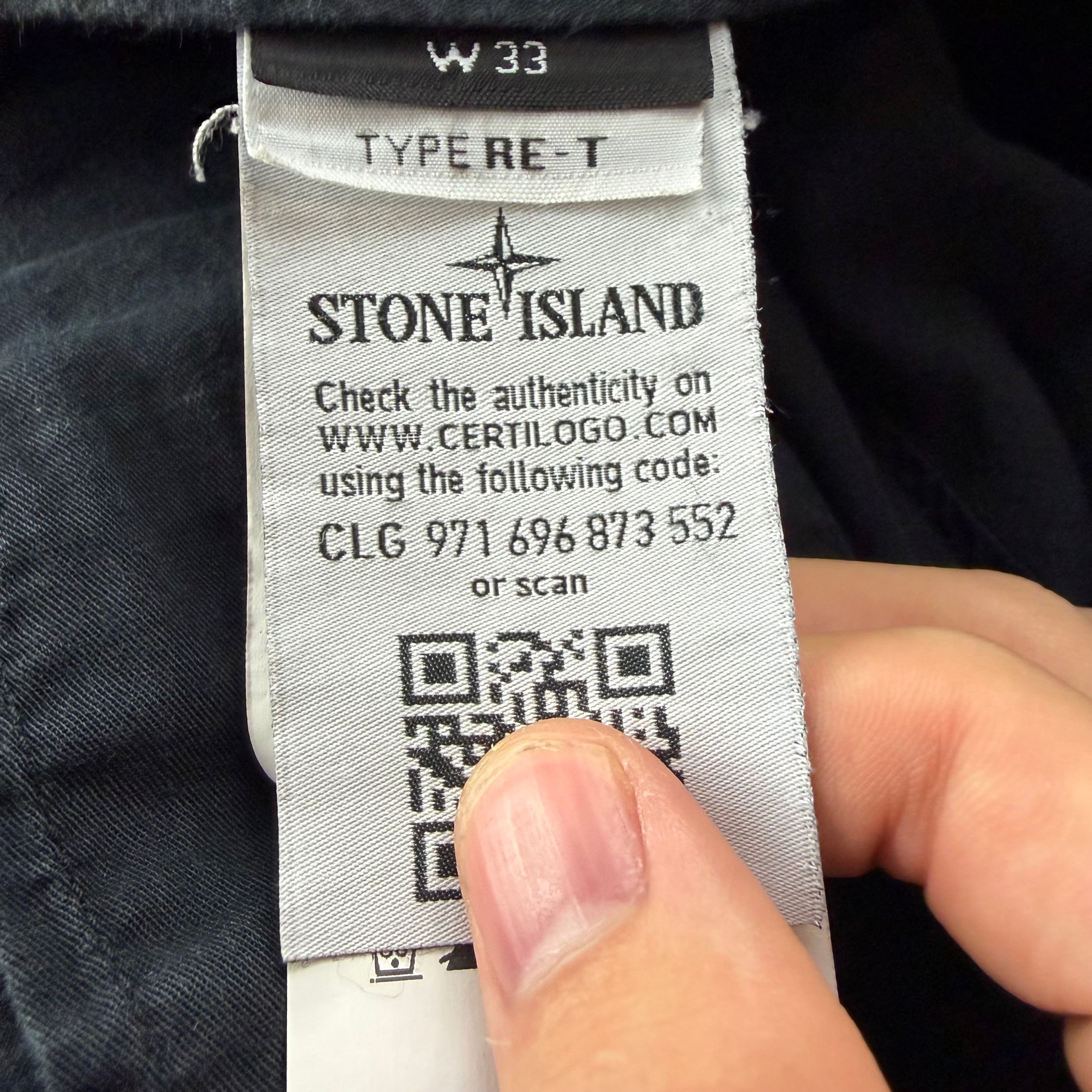 Pantalón Cargo Stone Island - Talla W33