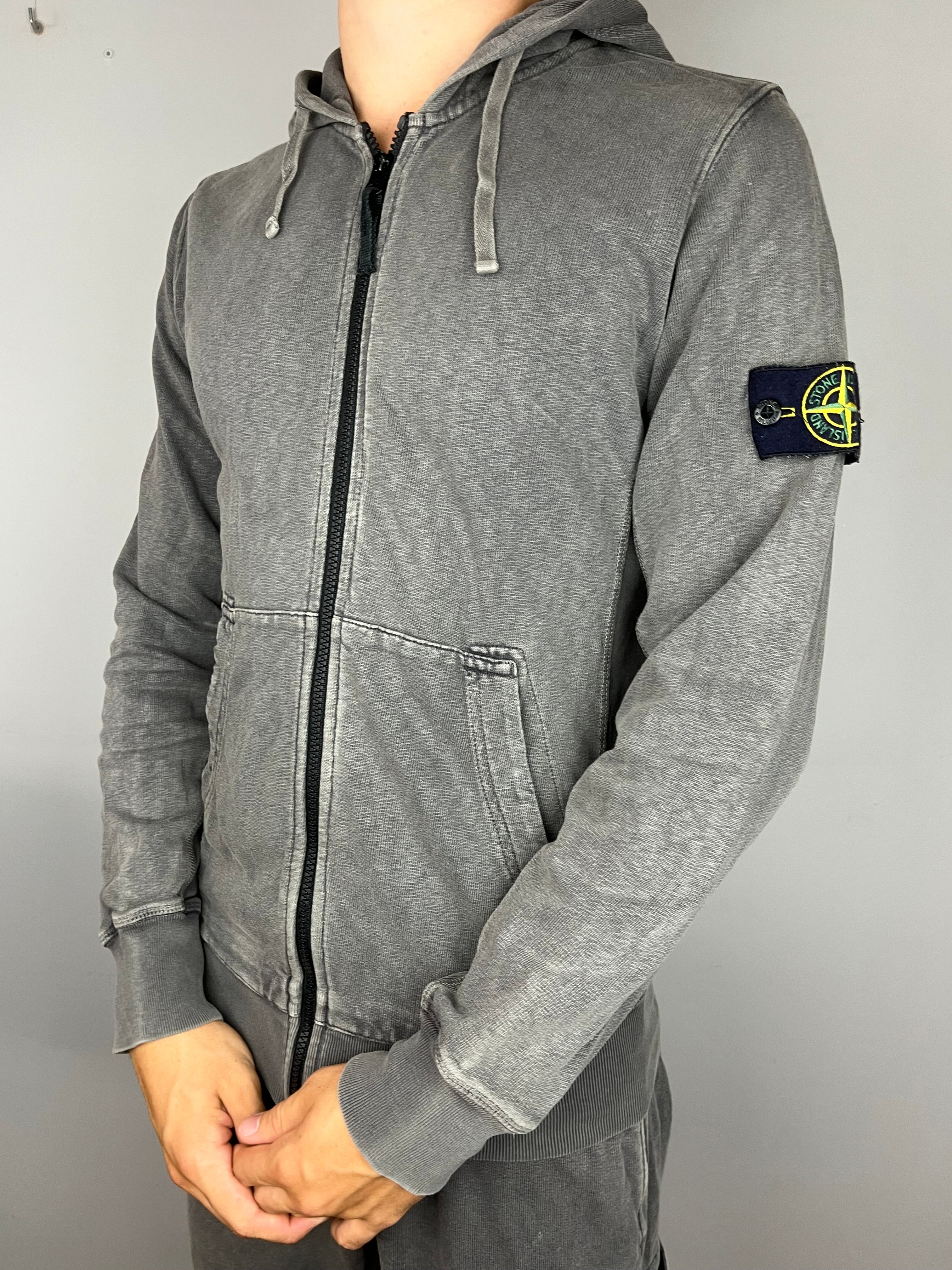 Sudadera con Capucha y Cremallera Stone Island - Talla M