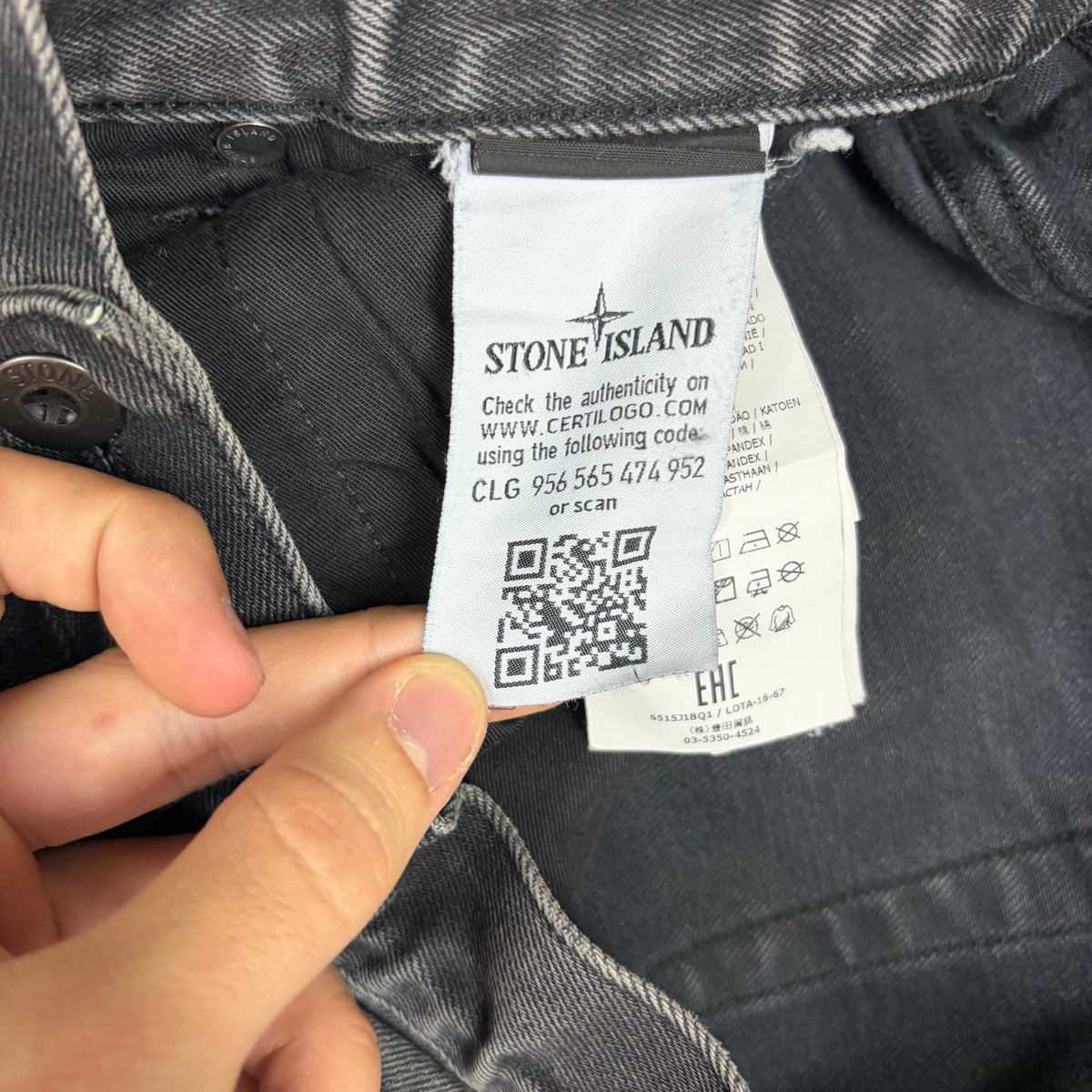 Vaqueros Stone Island - Talla W31
